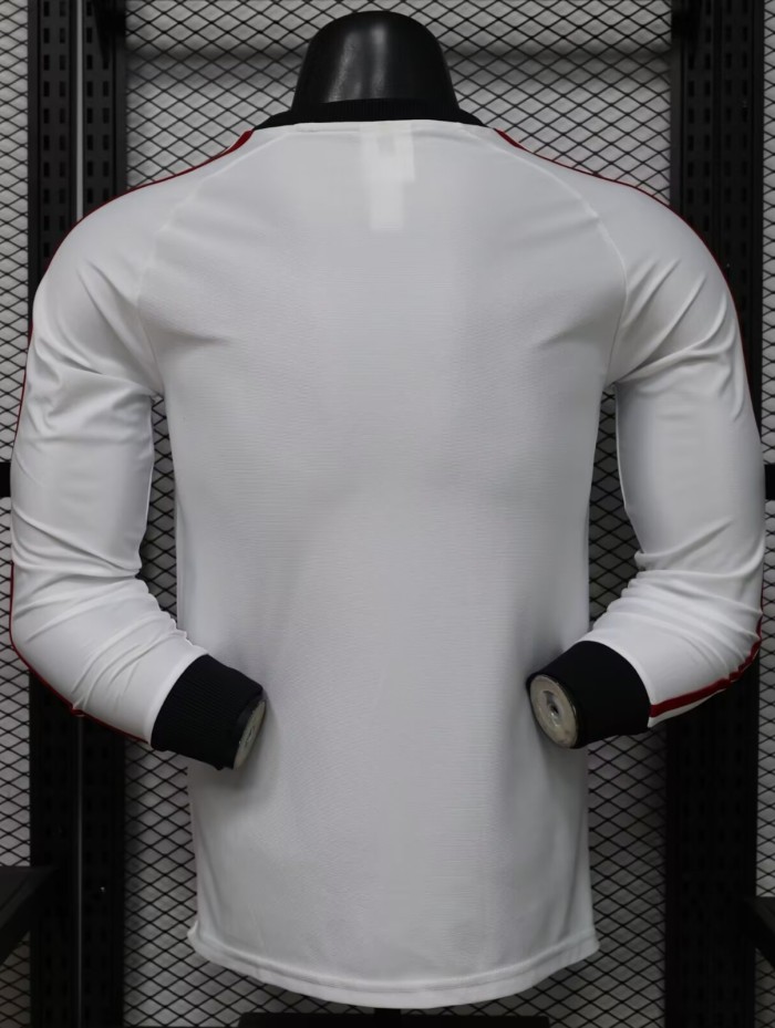 25-26 Liverpool White Special Edition Long Sleeve Player Version Soccer Jersey*长袖球员