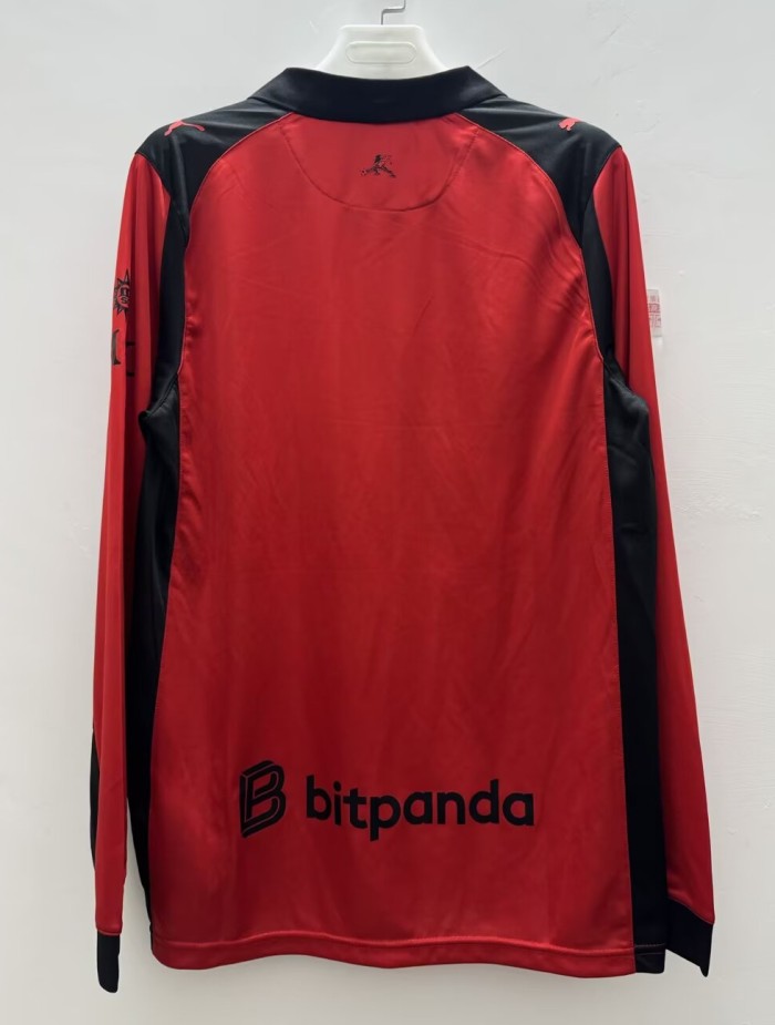 25-26 AC Milan Fourth Long Sleeve Fans Soccer Jersey (长袖)