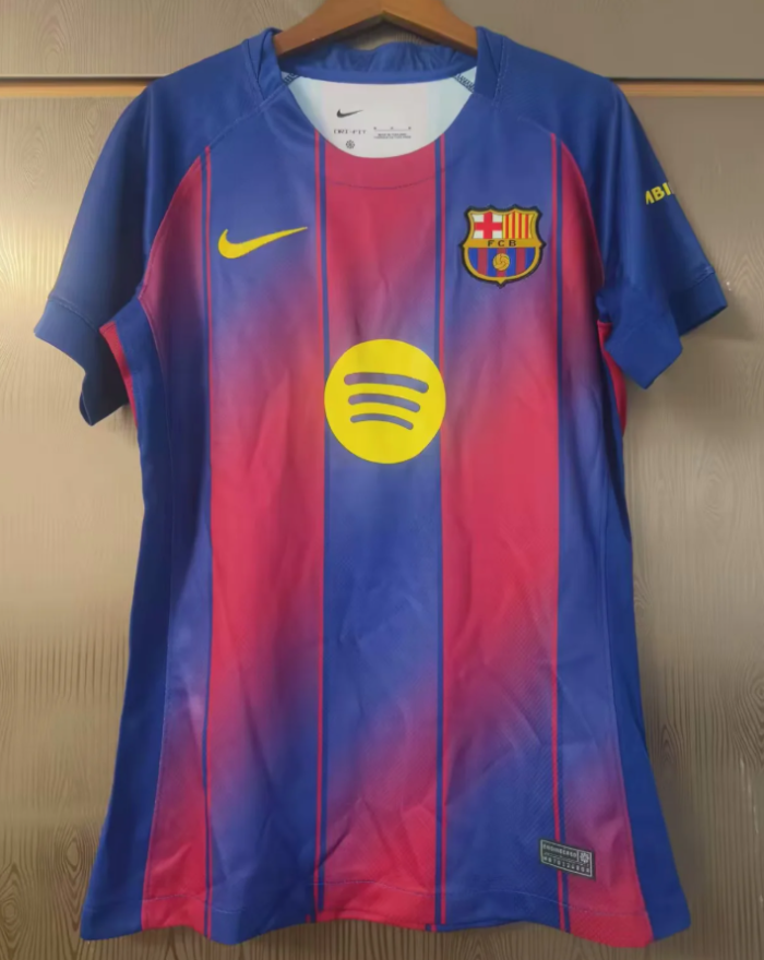 25-26 Barcelona Home Player Version Soccer Jersey（女）