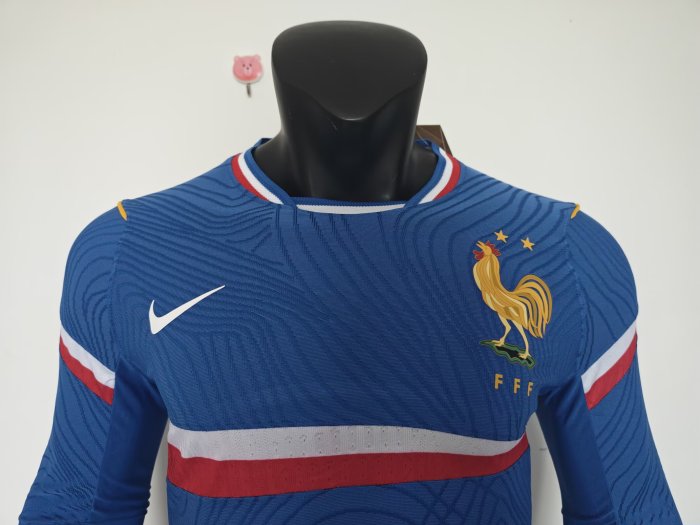 26-27 France Blue Special Edition Long Sleeves Player Version Soccer Jersey