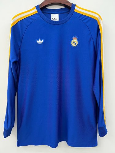 26-27Real Madrid Blue Long Sleeve Training shirts