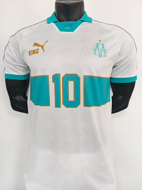 25-26 Marseille King Series #10 White Fans Soccer Jersey
