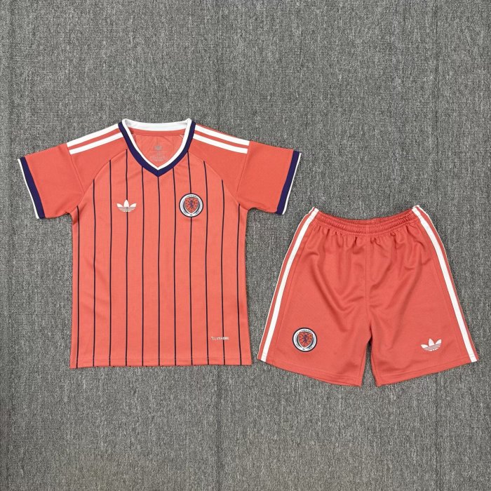 2026 Scotland Away Retro Version Kids Soccer Jersey*复古版