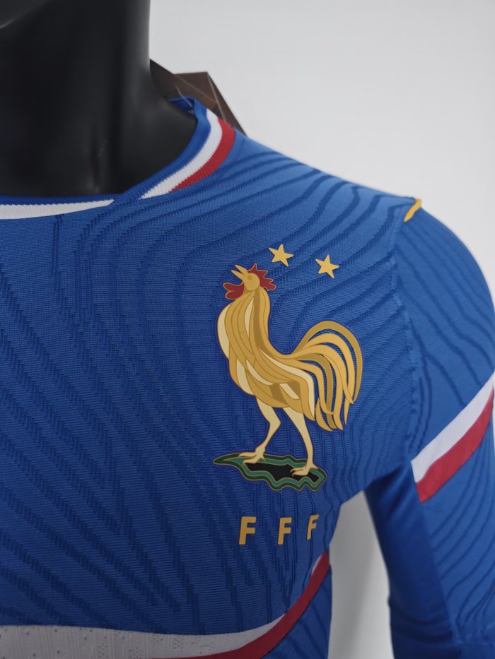26-27 France Blue Special Edition Long Sleeves Player Version Soccer Jersey