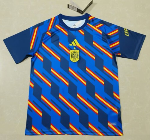 2026 Spain Blue Training shirts