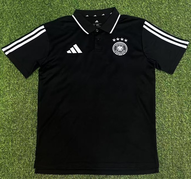 26-27 Germany Black Polo Short Sleeve
