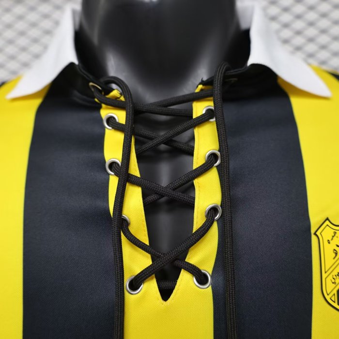 26-27 Ittihad Yellow Special Edition Long Sleeve Player Version Soccer Jersey