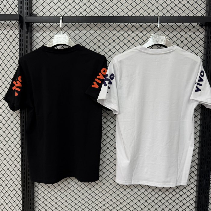 26-27 Brazil Black High Quality Pure Cotton Casual T-Shirt