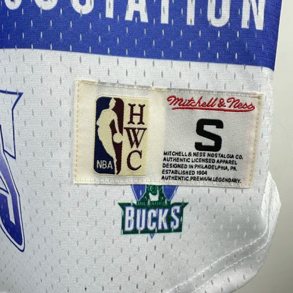 2026 BUCKS White Retro High Quality Casual T-Shirt #MN