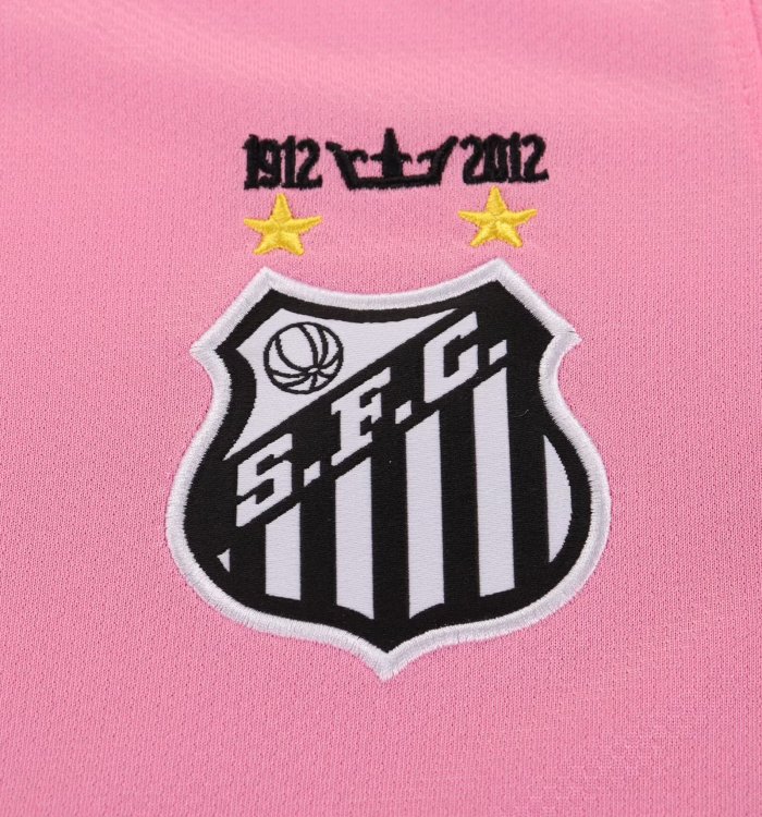 2013 Santos FC Long sleeves Kids Retro Soccer Jersey