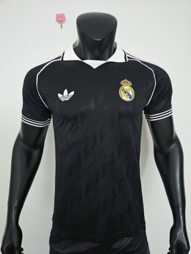 26-27Real Madrid Black Player Version Training shirts