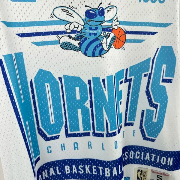 2026 Hornets White Retro High Quality Casual T-Shirt #MN