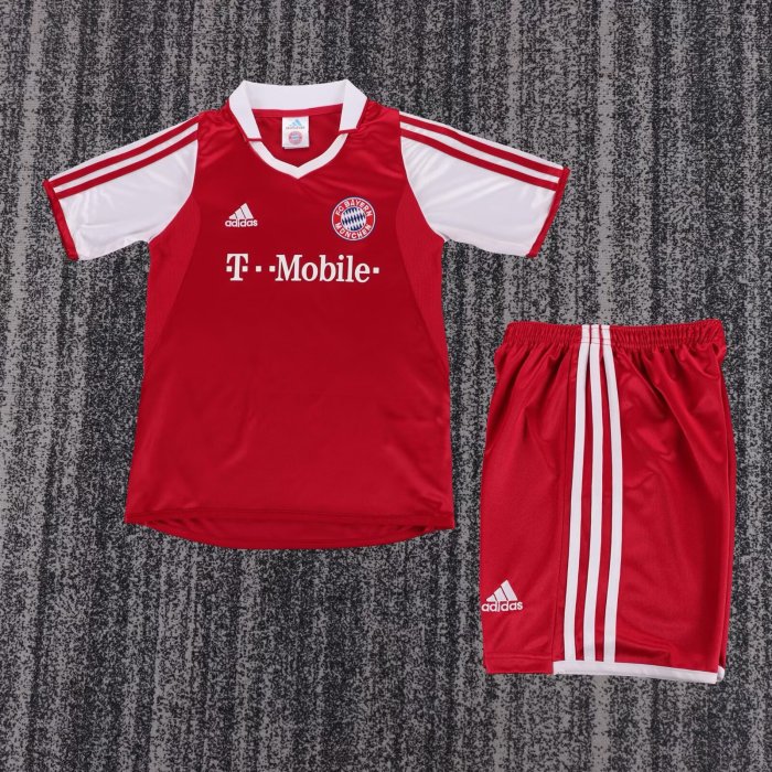 2003-2004 Liverpool Home Retro Kids Soccer Jersey