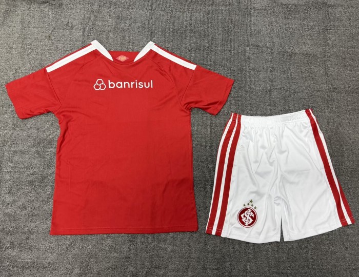 26-27 Internacional Home Kids Soccer Jersey