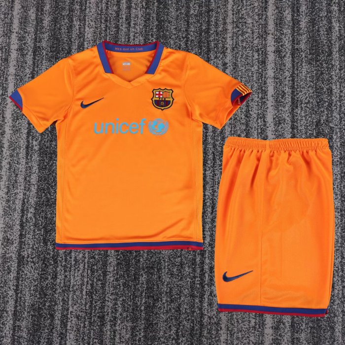 2006-2007Barcelona Away Retro Kids Soccer Jersey