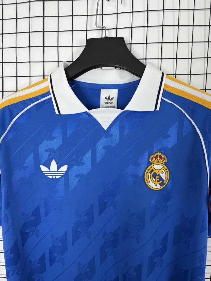 26-27Real Madrid Blue Special Edition Fans Soccer Jersey