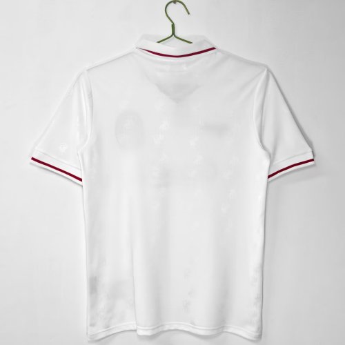 1996-1997 Liverpool Away Retro White Soccer Jersey
