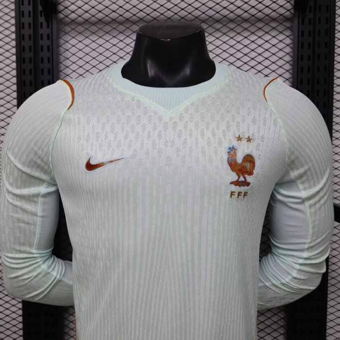 2026 World Cup France Away Long Sleeves Player Version Soccer Jersey*长袖球员