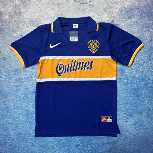 1996-1997 Boca Juniors Home Retro Soccer Jersey