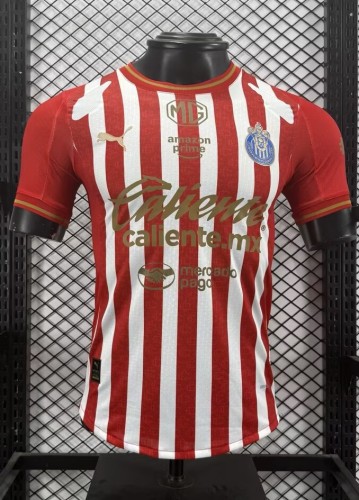26-27 Chivas Home Player Version Soccer Jersey