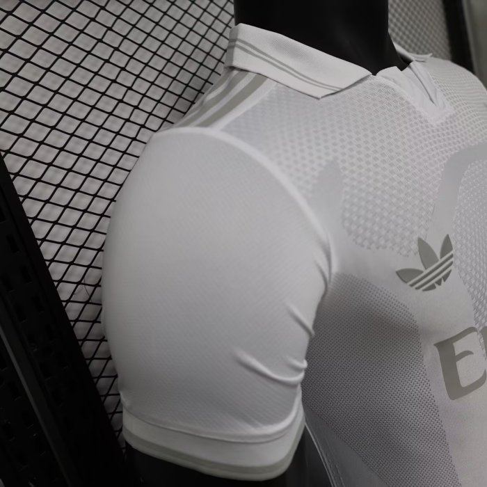 26-27Real Madrid White 125th Anniversary Edition Player Version Soccer Jersey