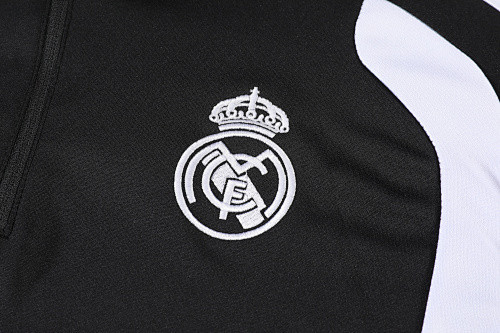 26-27Real Madrid High Quality Kids Half Pull Tracksuit