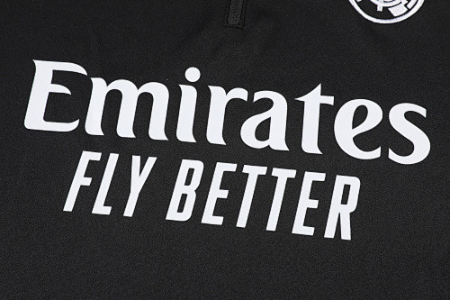 26-27Real Madrid High Quality Kids Half Pull Tracksuit