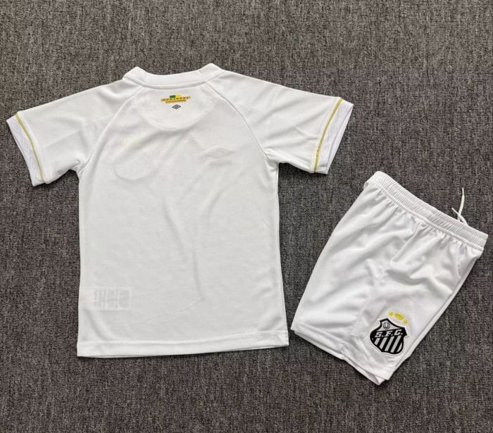 26-27 Santos FC Home Kids Soccer Jersey