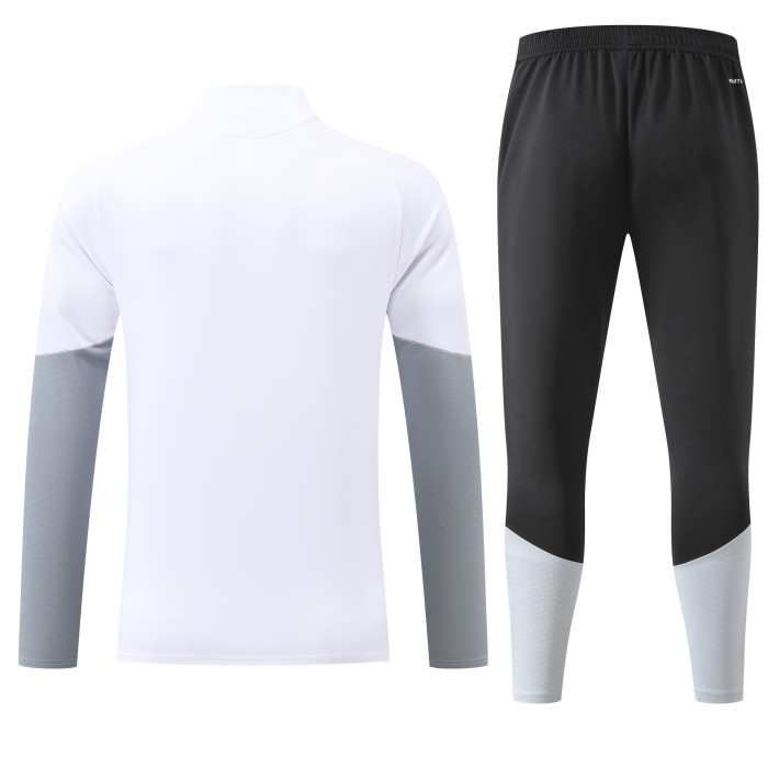 26-27Real Madrid High Quality Kids Half Pull Tracksuit