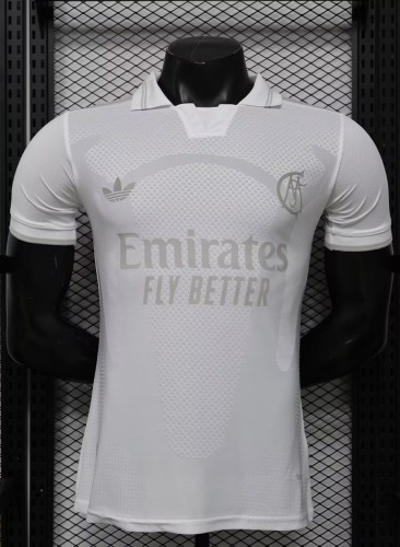26-27Real Madrid White 125th Anniversary Edition Player Version Soccer Jersey