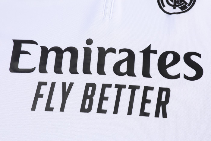 26-27Real Madrid High Quality Kids Half Pull Tracksuit