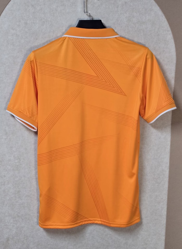 25-26Real Madrid Yellow Polo Short Sleeve