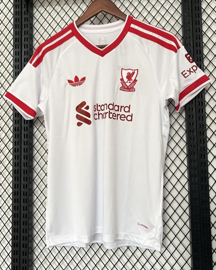 26-27 Liverpool White Special Edition Fans Soccer Jersey