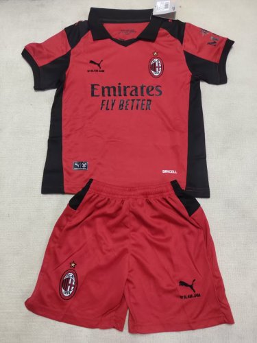 25-26 AC Milan Fourth Kids Soccer Jersey