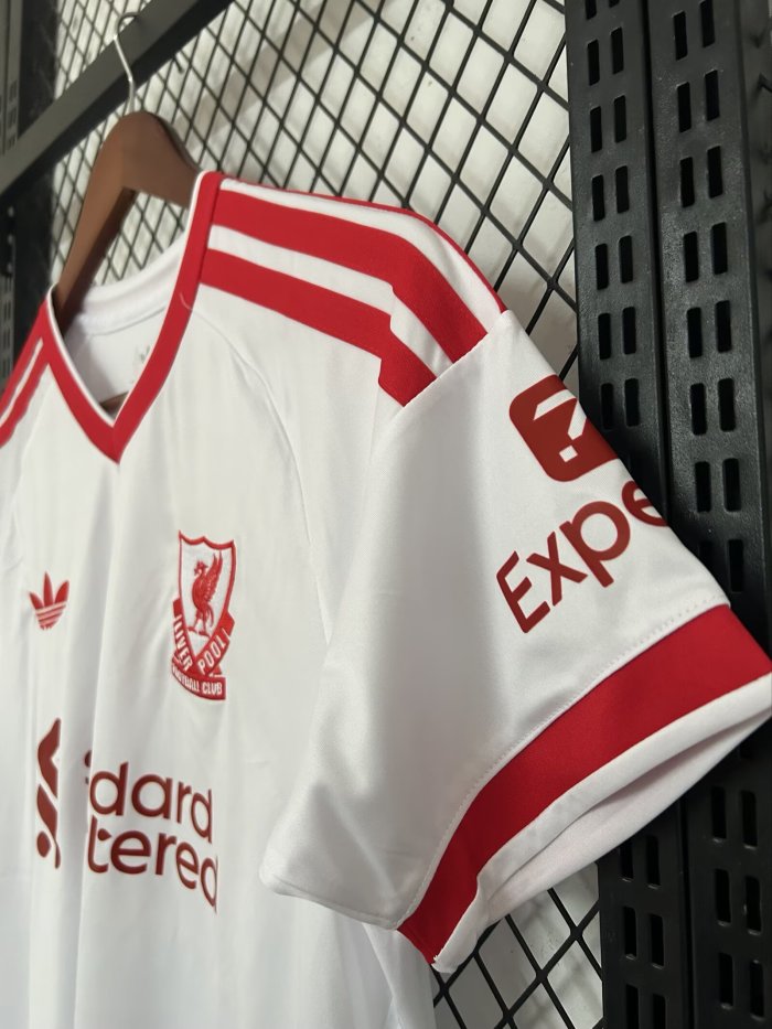 26-27 Liverpool White Special Edition Fans Soccer Jersey