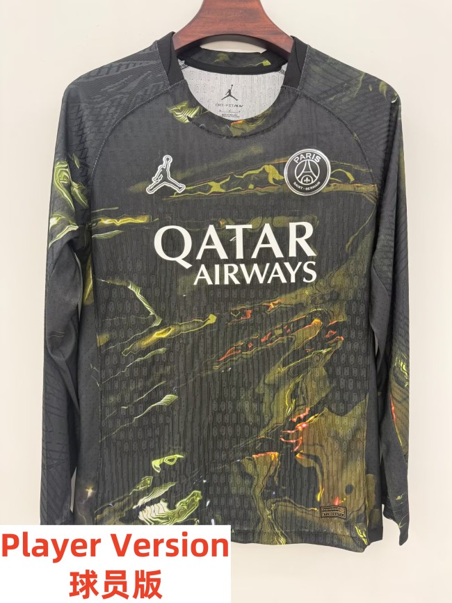 25-26 Paris Saint-Germain Special Edition Long Sleeve Player Version Soccer Jersey*长袖球员