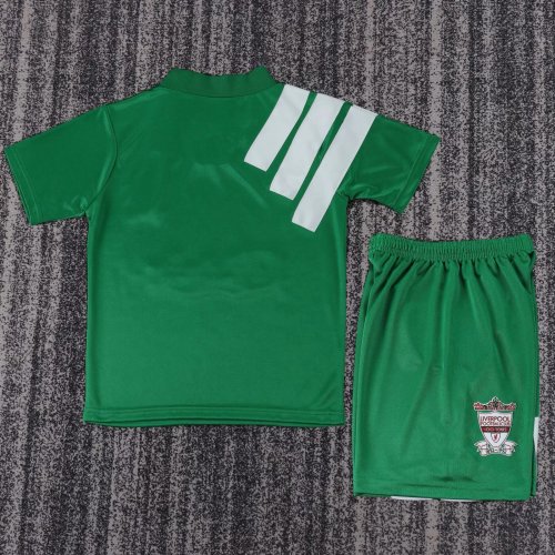 1992-1993 Liverpool Away Retro Kids Soccer Jersey