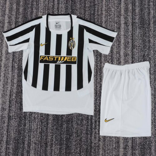 2003-2004 Juventus Home Retro Kids Soccer Jersey