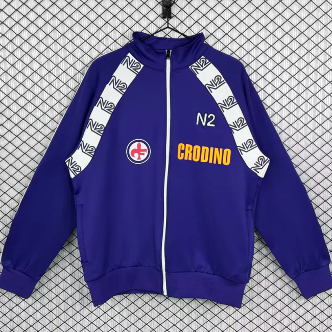 1986-1987 Fiorentina Purple Jacket #单夹克