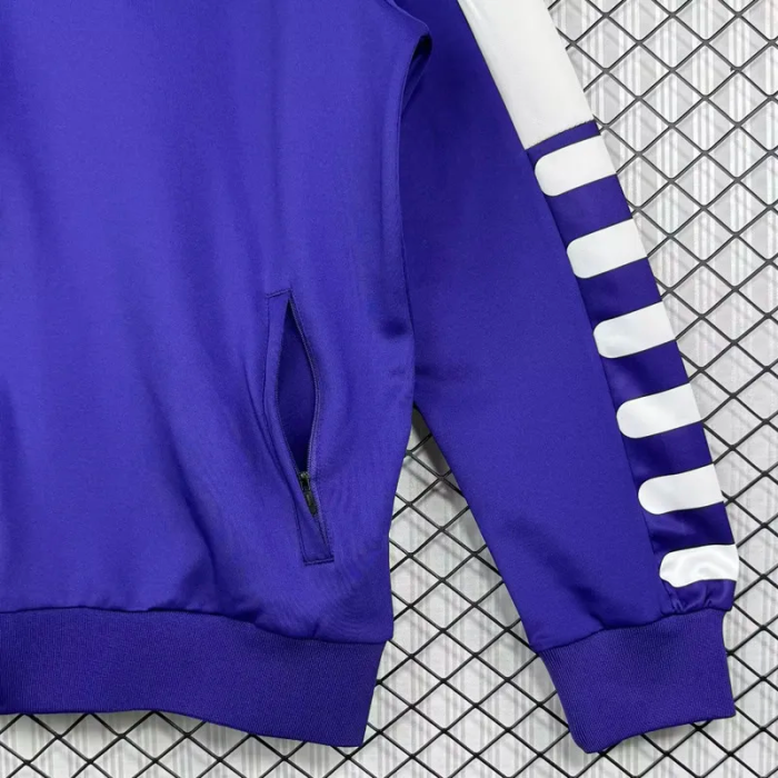 1999-2000 Fiorentina Purple Jacket #单夹克