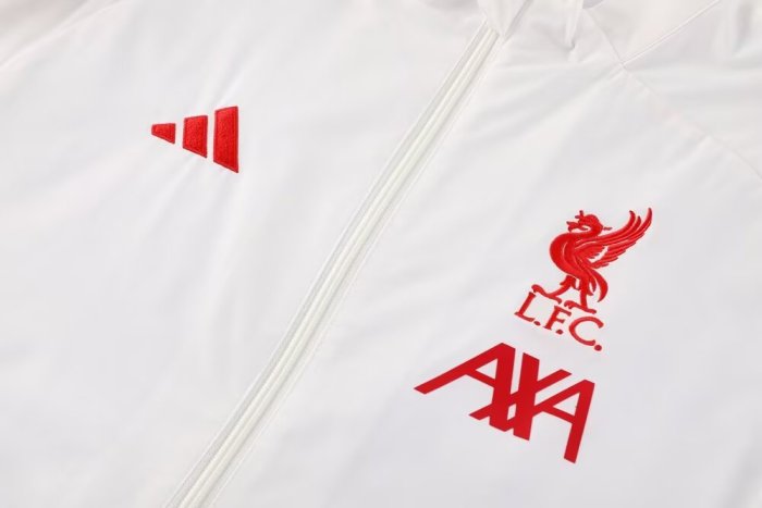 25-26 Liverpool White Windbreaker