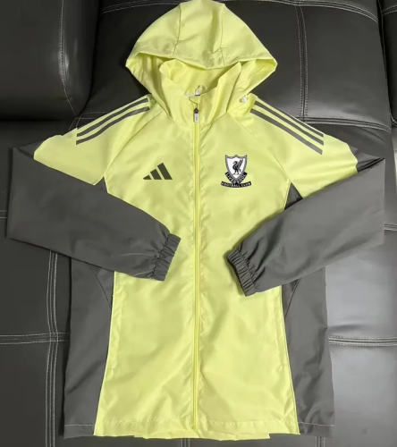 25-26 Liverpool Yellow Windbreaker