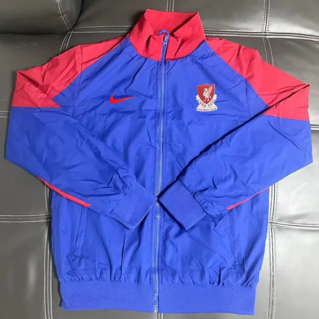 25-26 Liverpool Blue Red Windbreaker