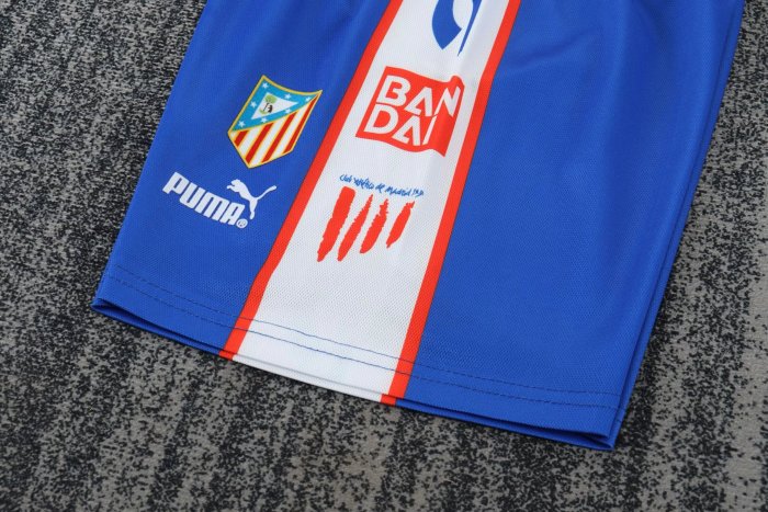 1996-1997 Atlético Madrid Home Retro Kids Soccer Jersey