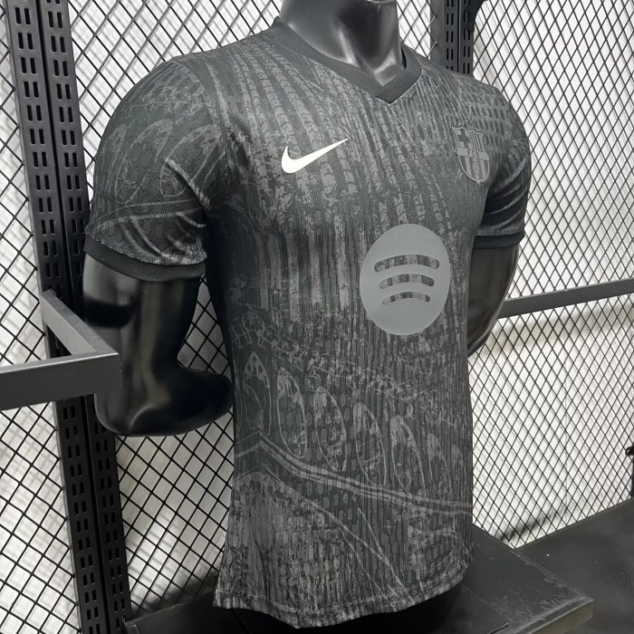 26-27 BAR Black Special Edition Player Version Soccer Jersey