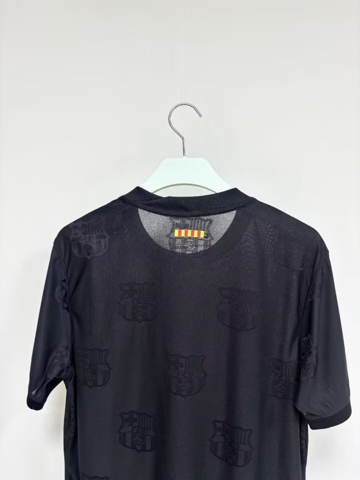 26-27Barcelona Black Special Edition Player Version Soccer Jersey