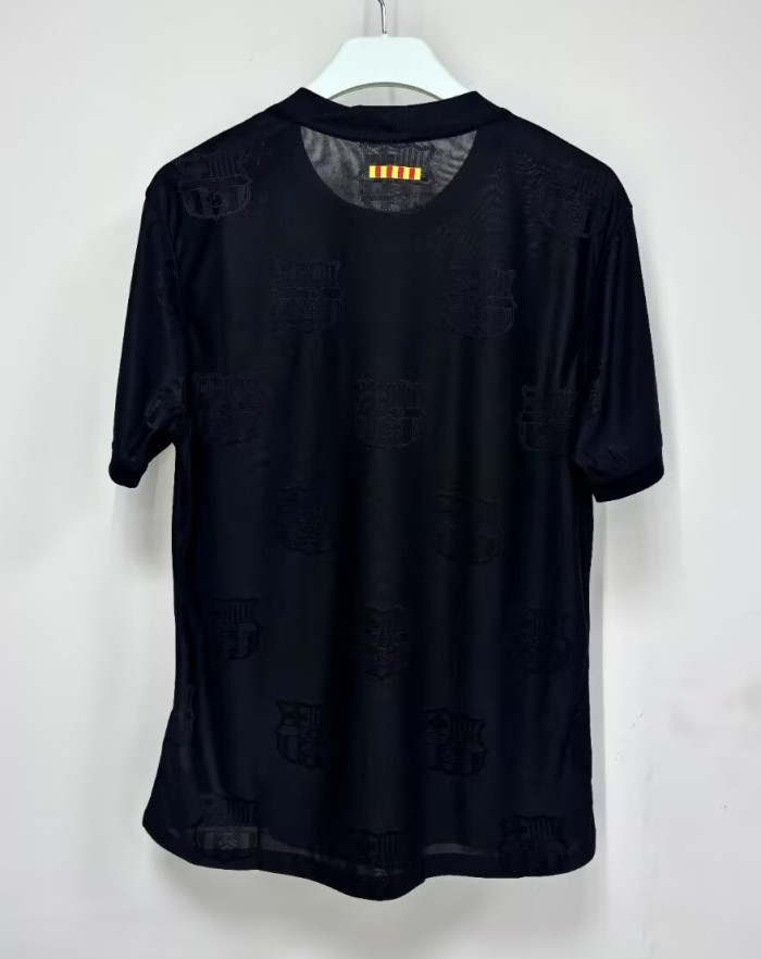 26-27Barcelona Black Special Edition Player Version Soccer Jersey