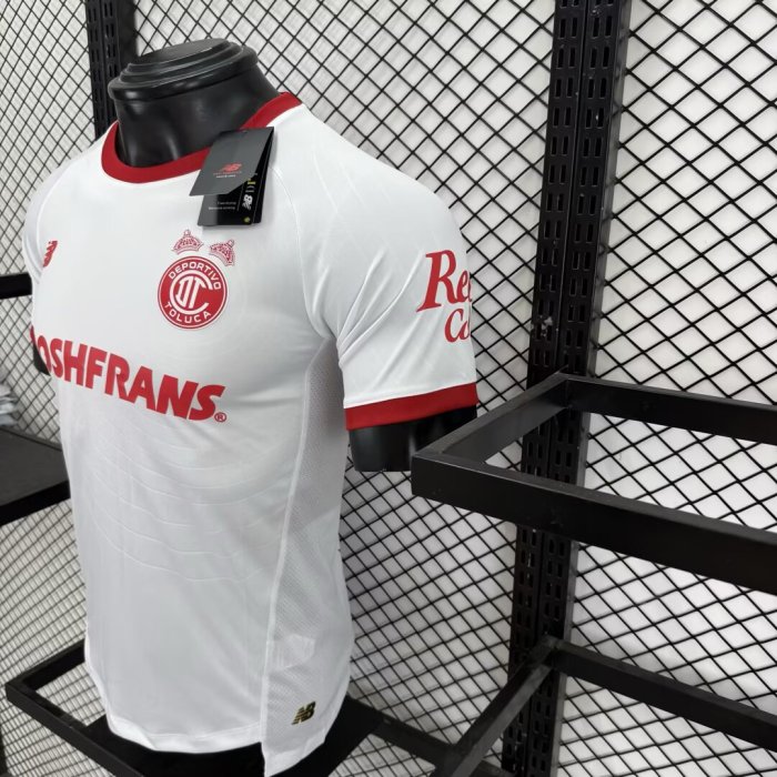 26-27 Toluca White Special Edition Player Version Soccer Jersey