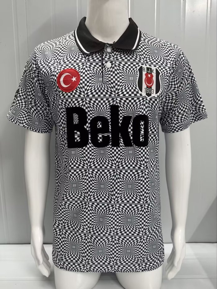 1991-1992 Besiktas Home Retro Soccer Jersey