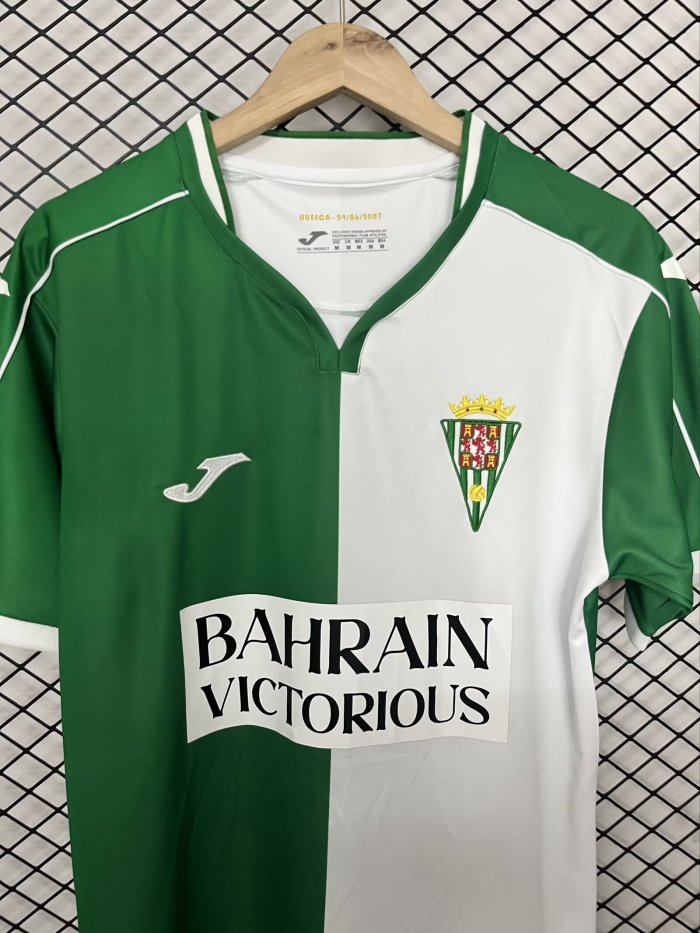 26-27 Cordoba Green White Retro Version Fans Soccer Jersey